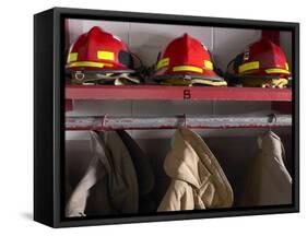 Firefighting Gear-null-Framed Stretched Canvas