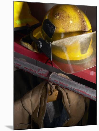 Firefighting Gear-null-Mounted Photographic Print