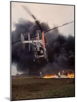 Firefighting Helicopter Dousing Flames-Joe Scherschel-Mounted Photographic Print