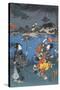 Firefly Hunting-Utagawa Kunisada-Stretched Canvas