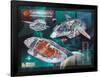 Firefly Serenity Shuttle Cutaway Views TV Poster Print-null-Framed Poster