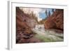 Firehole Falls, Yellowstone-Vincent James-Framed Photographic Print