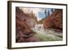 Firehole Falls, Yellowstone-Vincent James-Framed Photographic Print