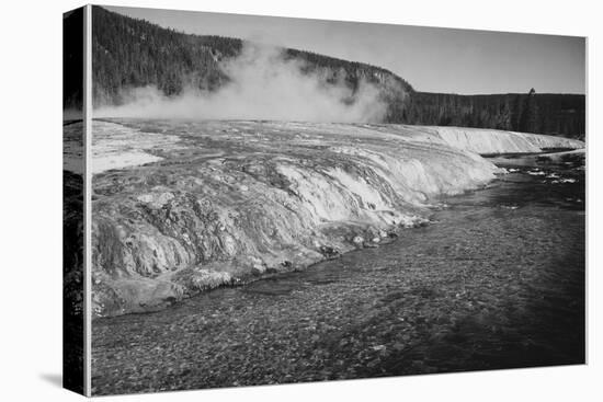 Firehole River Yellowstone National Park Wyoming, Geology, Geological-Ansel Adams-Stretched Canvas