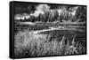 Firehole River, Yellowstone National Park-Dean Fikar-Framed Stretched Canvas