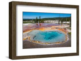 Firehole Spring, Firehole Lake Road, Yellowstone National Park, Wyoming, USA-Roddy Scheer-Framed Photographic Print