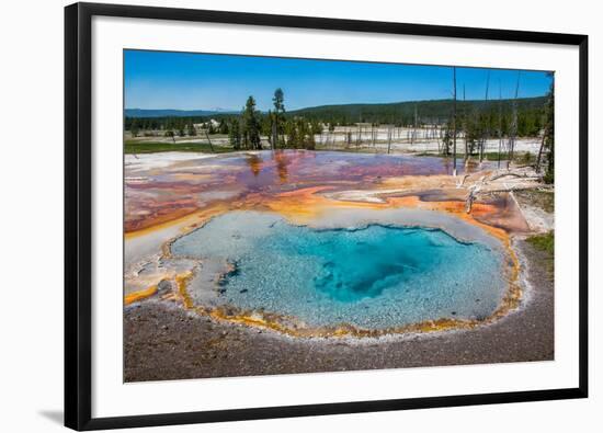 Firehole Spring, Firehole Lake Road, Yellowstone National Park, Wyoming, USA-Roddy Scheer-Framed Photographic Print