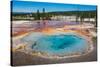 Firehole Spring, Firehole Lake Road, Yellowstone National Park, Wyoming, USA-Roddy Scheer-Stretched Canvas
