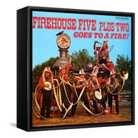 Firehouse Five Plus Two - Goes to a Fire!-null-Framed Stretched Canvas
