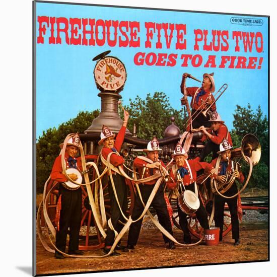 Firehouse Five Plus Two - Goes to a Fire!-null-Mounted Art Print