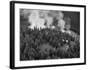 Firejumpers in Lolo National Forest-W.E. Steuerwald-Framed Photographic Print