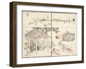 Firelock, 1817-Katsushika Hokusai-Framed Giclee Print