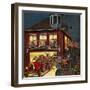 "Fireman's Ball", April 3, 1954-Ben Kimberly Prins-Framed Giclee Print