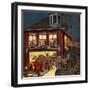 "Fireman's Ball", April 3, 1954-Ben Kimberly Prins-Framed Giclee Print