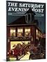 "Fireman's Ball," Saturday Evening Post Cover, February 1, 1982-Ben Kimberly Prins-Mounted Giclee Print