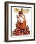 "Fireman with Winning Hand,"March 12, 1938-Samuel Nelson Abbott-Framed Giclee Print