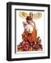 "Fireman with Winning Hand,"March 12, 1938-Samuel Nelson Abbott-Framed Giclee Print