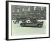 Firemen Aboard a Fire Engine, London Fire Brigade Headquarters, London, 1929-null-Framed Photographic Print