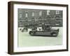 Firemen Aboard a Fire Engine, London Fire Brigade Headquarters, London, 1929-null-Framed Photographic Print