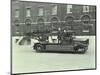 Firemen Aboard a Fire Engine, London Fire Brigade Headquarters, London, 1929-null-Mounted Photographic Print