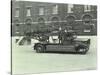 Firemen Aboard a Fire Engine, London Fire Brigade Headquarters, London, 1929-null-Stretched Canvas