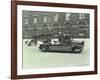 Firemen Aboard a Fire Engine, London Fire Brigade Headquarters, London, 1929-null-Framed Photographic Print