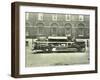 Firemen Aboard a Foam Tender, London Fire Brigade Headquarters, London, 1929-null-Framed Photographic Print