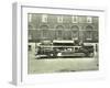 Firemen Aboard a Foam Tender, London Fire Brigade Headquarters, London, 1929-null-Framed Photographic Print