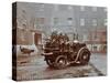 Firemen Aboard a Motor Steamer, London Fire Brigade Headquarters, London, 1909-null-Stretched Canvas