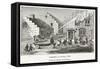 Firemen at Work, 1733, Pub. C.1887-null-Framed Stretched Canvas