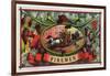 Firemen Brand Cigar Box Label, Firemen with Hoses-Lantern Press-Framed Art Print