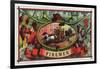 Firemen Brand Cigar Box Label, Firemen with Hoses-Lantern Press-Framed Art Print