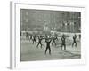 Firemen Carrying Out Scaling Ladder Drill, London Fire Brigade Headquarters, 1910-null-Framed Photographic Print