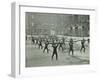 Firemen Carrying Out Scaling Ladder Drill, London Fire Brigade Headquarters, 1910-null-Framed Photographic Print