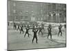 Firemen Carrying Out Scaling Ladder Drill, London Fire Brigade Headquarters, 1910-null-Mounted Photographic Print