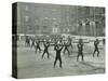 Firemen Carrying Out Scaling Ladder Drill, London Fire Brigade Headquarters, 1910-null-Stretched Canvas