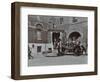 Firemen Demonstrating Motor Steamer Hoses, London Fire Brigade Headquarters, London, 1910-null-Framed Photographic Print