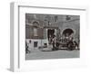 Firemen Demonstrating Motor Steamer Hoses, London Fire Brigade Headquarters, London, 1910-null-Framed Photographic Print