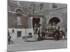 Firemen Demonstrating Motor Steamer Hoses, London Fire Brigade Headquarters, London, 1910-null-Mounted Photographic Print