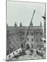 Firemen Demonstrating the Magirus Ladder, London Fire Brigade Headquarters, London, 1910-null-Mounted Photographic Print