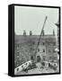 Firemen Demonstrating the Magirus Ladder, London Fire Brigade Headquarters, London, 1910-null-Framed Stretched Canvas