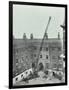 Firemen Demonstrating the Magirus Ladder, London Fire Brigade Headquarters, London, 1910-null-Framed Photographic Print