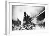 Firemen Fighting a Fire at a Timber Yard, London, 1926-1927-null-Framed Giclee Print