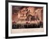 Firemen Fighting the Blaze at the Cotton's Wharf Fire, Bermondsey, London, 1861-E Schonals-Framed Giclee Print