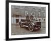 Firemen in Brass Helmets Aboard a Motor Hose Tender, London Fire Brigade Headquarters, London, 1909-null-Framed Photographic Print