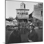 Firemen of Castro at Work in Town after Earthquake-null-Mounted Photographic Print