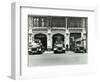 Firemen Outside Bishopsgate Fire Station, Bishopsgate, City of London, 1908-null-Framed Photographic Print