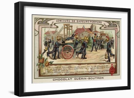 Firemen's Competition-null-Framed Giclee Print