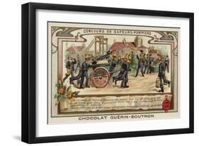 Firemen's Competition-null-Framed Giclee Print