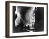 Firemen Using Hoses on the Inferno at Eastcheap London Ec at the Height of the Blitz-null-Framed Photographic Print